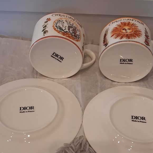 Dior White and Orange Mug Set - Picture 2 of 15